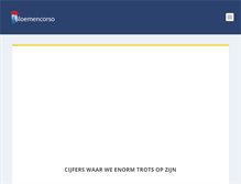 Tablet Screenshot of bloemencorso.be